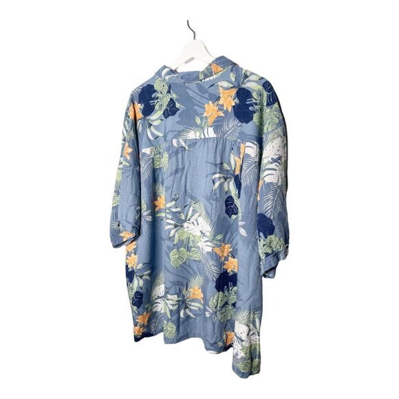 CUBAVERA Floral Hawaiian Shirt Size 4 XL Tall  - Picture 6 of 6